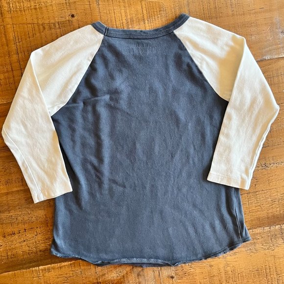 Boys Crewcuts Raglan 3/4 Sleeve Length Shirt Size 6-7 - Picture 2 of 3